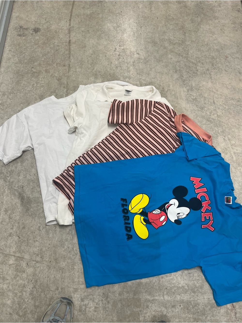 4 vintage Mickey shirts